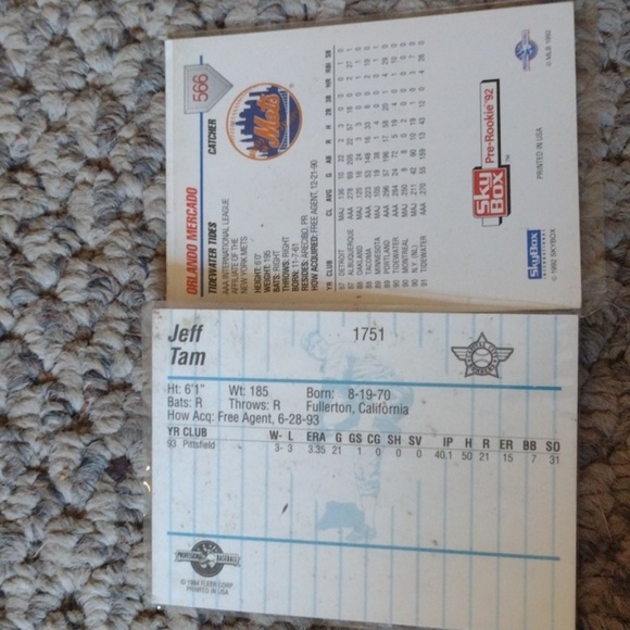 2 Autographed BB Cards - Picture 2 of 2